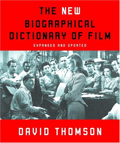 The New Biographical Dictionary of Film book cover