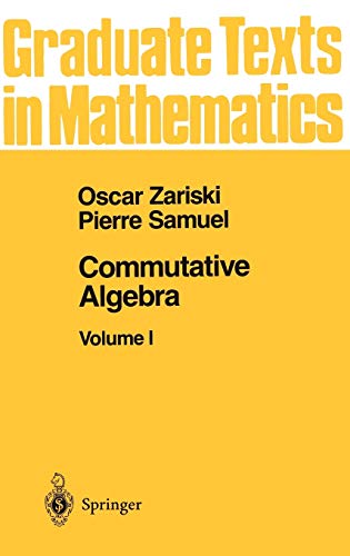 Commutative Algebra I book cover