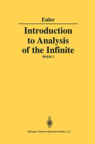 Introduction to Analysis of the Infinite: Book I book cover