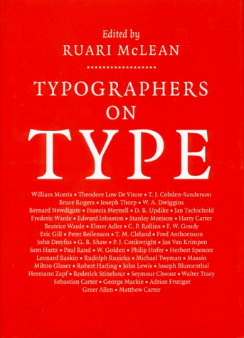 Typographers on Type
