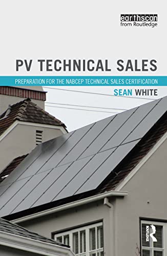 Pv Technical Sales: Preparation for the Nabcep Technical Sales Certification book cover