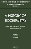Selected Topics In The History Of Biochemistry Personal Reco