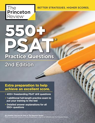 552 PSAT Practice Questions book cover