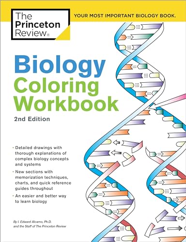 Biology Coloring Workbook, 2nd Edition: An Easier and Better Way to Learn Biology book cover