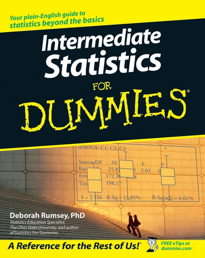 Intermediate Statistics for Dummies book cover