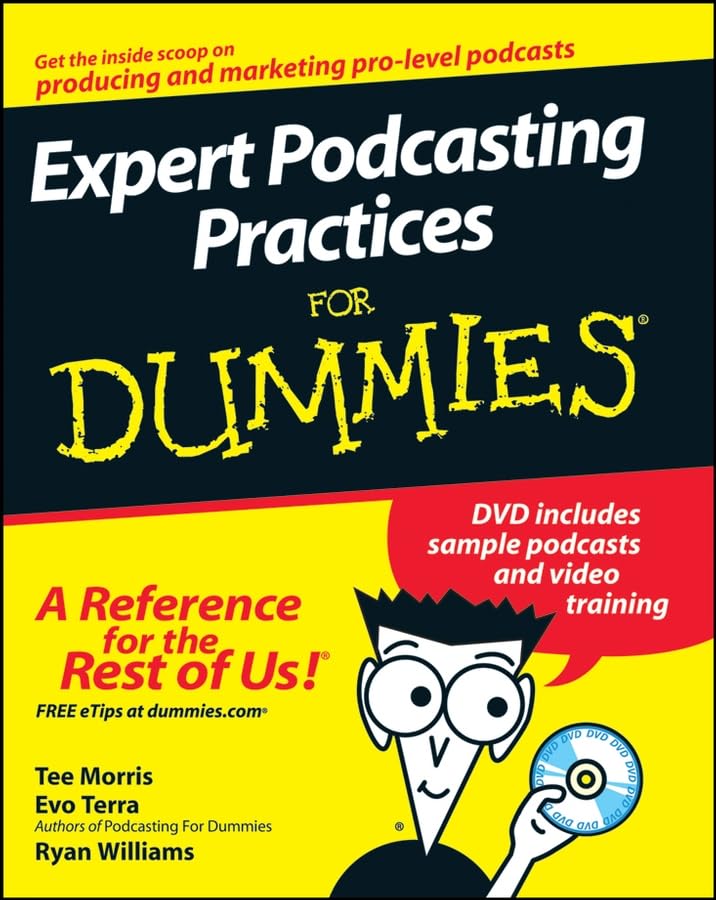 Expert Podcasting Practices For Dummies book cover