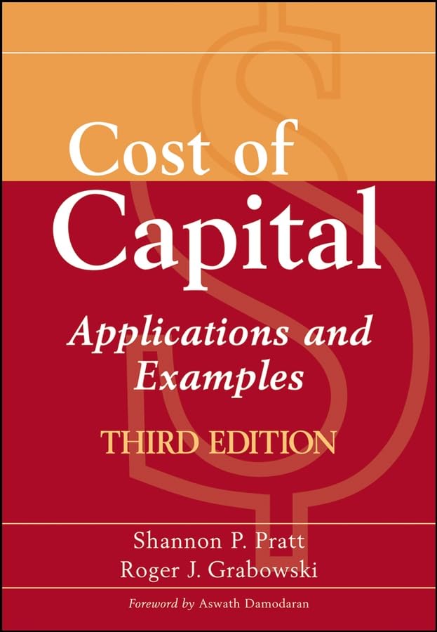 Cost of Capital: Applications and Examples book cover