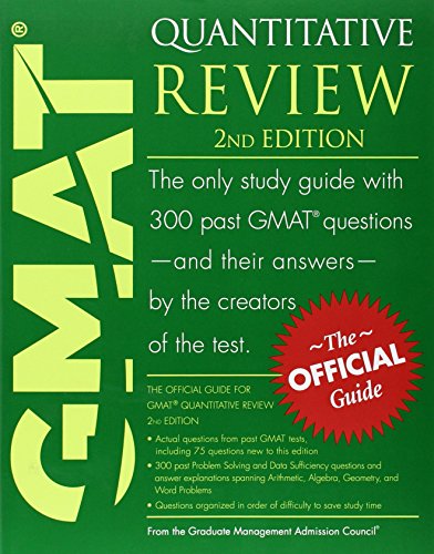 The Official Guide for GMAT Quantitative Review book cover
