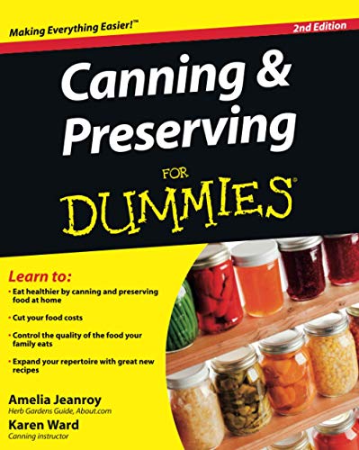 Canning and Preserving for Dummies book cover