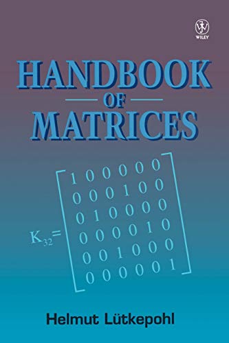 Hdbk of Matrices book cover