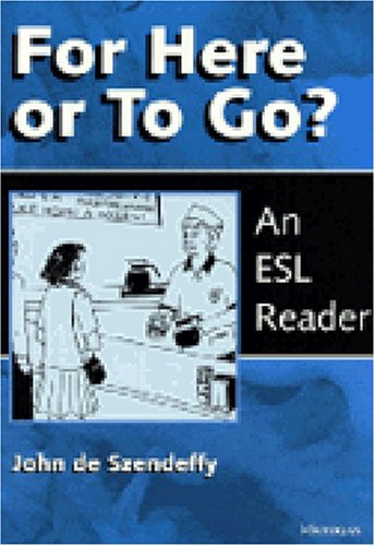 For Here or To Go?: An ESL Reader book cover