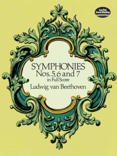 Symphonies Nos. 5, 6 and 7 in Full Score book cover