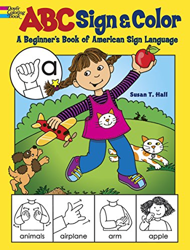 ABC Sign and Color: A Beginner's Book of American Sign Language book cover