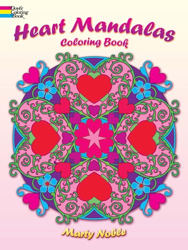 Heart Mandalas Coloring Book book cover