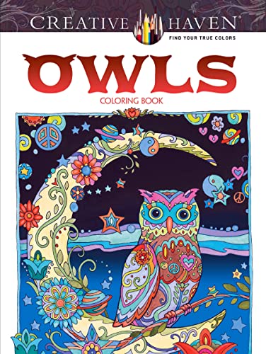 Creative Haven Owls Coloring Book book cover