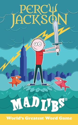 Percy Jackson Mad Libs book cover