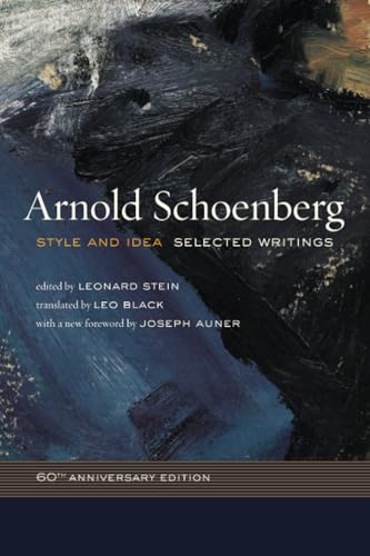 Style and Idea: Selected Writings book cover
