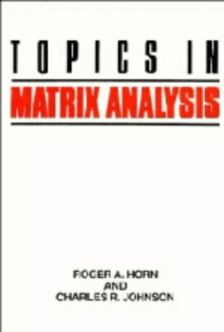Topics in Matrix Analysis book cover
