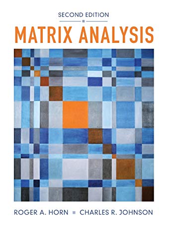 Matrix Analysis book cover