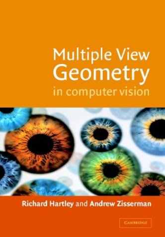 Multiple View Geometry in Computer Vision book cover
