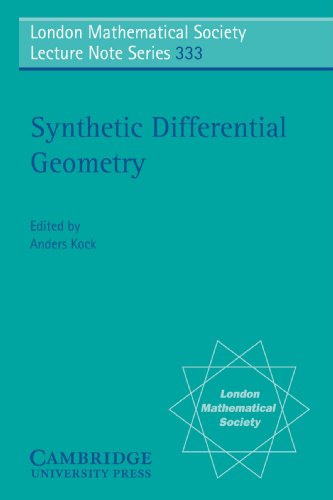 Synthetic Differential Geometry book cover