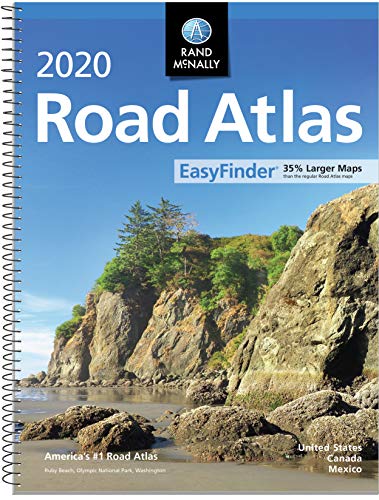 Rand McNally 2020 Road Atlas Midsize Easy Finder - Spiral book cover