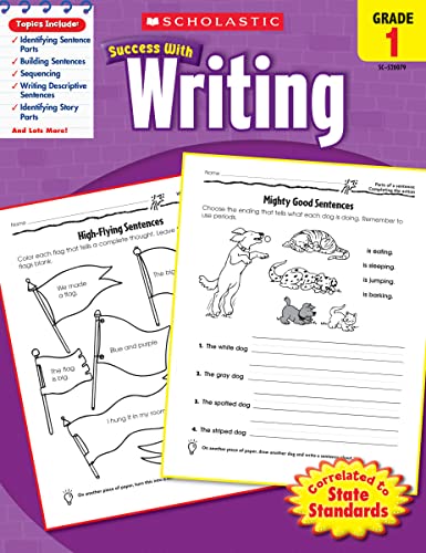 Scholastic Success with Writing: Grade 1 book cover