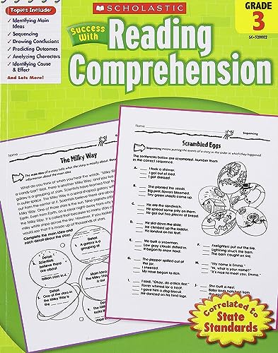 Scholastic Success With Reading Comprehension: Grade 3 Workbook book cover