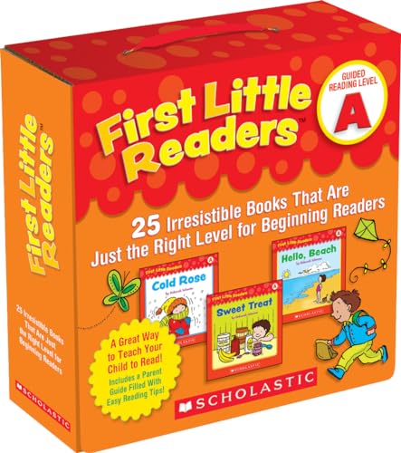 First Little Readers: Guided Reading Level A (Parent Pack): 25 Irresistible Books That Are Just the Right Level for Beginning Readers book cover