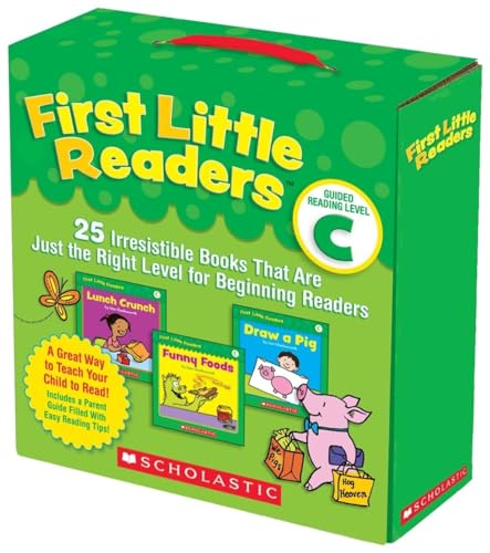 First Little Readers: Guided Reading Level C (Parent Pack): 25 Irresistible Books That Are Just the Right Level for Beginning Readers book cover