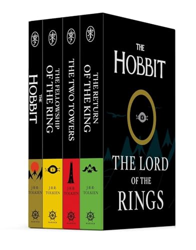 J.R.R. Tolkien 4-Book Boxed Set: The Hobbit and The Lord of the Rings book cover