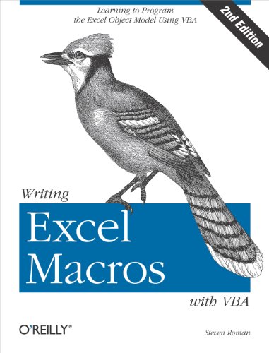 Writing Excel Macros with VBA book cover