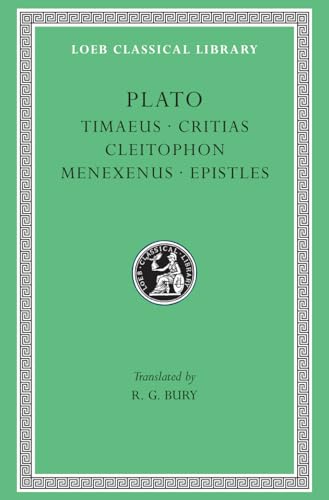 Timaeus/Critias/Cleitophon/Menexenus/Epistles book cover
