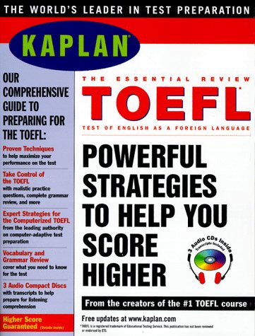Kaplan TOEFL book cover