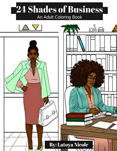 24 Shades of Business: An Adult Coloring Book book cover
