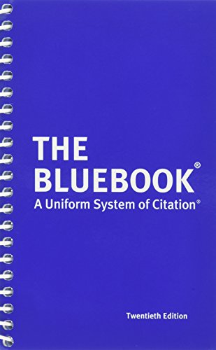 The Bluebook: A Uniform System of Citation book cover