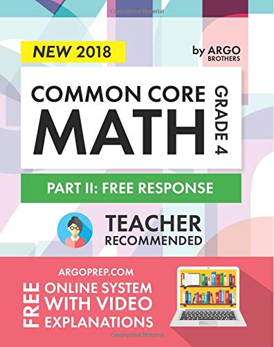 Common Core Math Workbook, Grade 4: Free Response, Daily Math Practice Grade 4 book cover