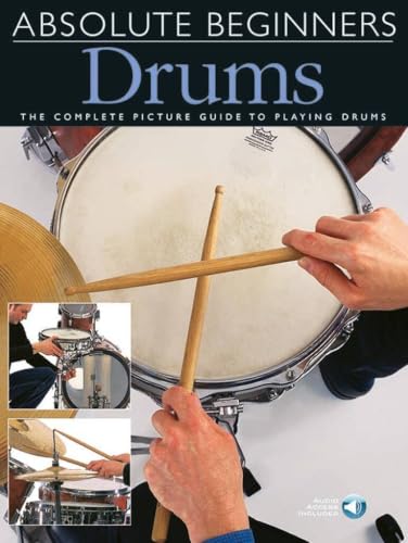 Drums: Absolute Beginners-Music book with CD book cover