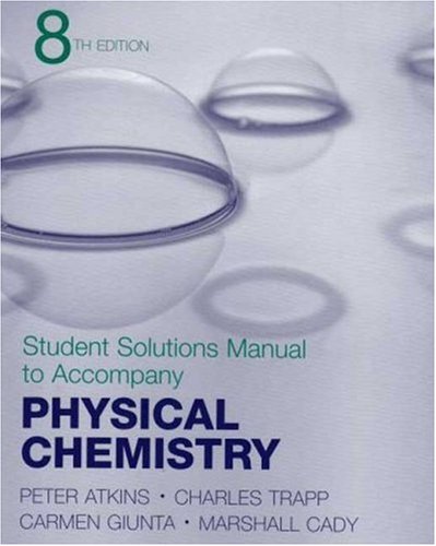 Student Solutions Manual for Physical Chemistry book cover