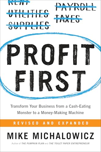 Profit First by Mike Michalowicz book cover