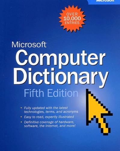 Microsoft Computer Dictionary book cover