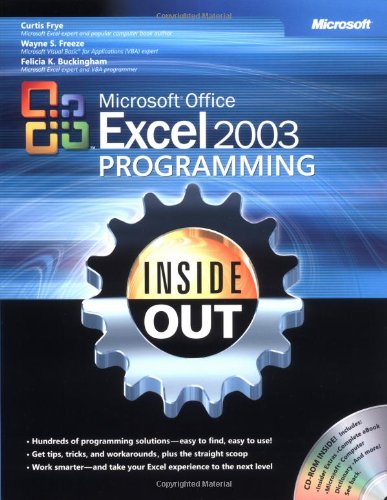 Microsoft® Office Excel 2003 Programming Inside Out book cover