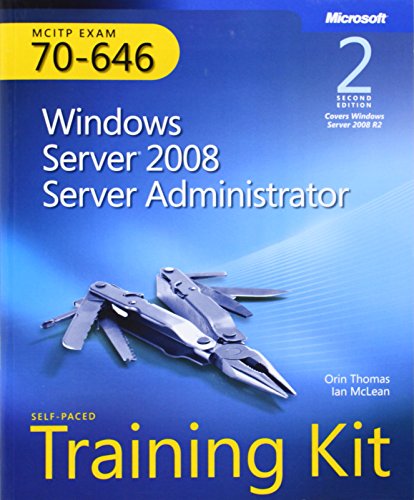 Windows Server 2008 Server Administrator: Self-Paced Training Kit (Exam 70-646) book cover