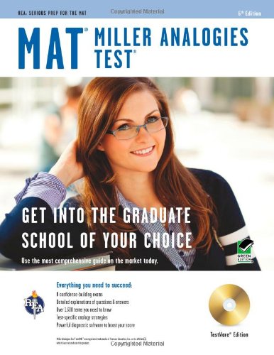 Miller Analogies Test W/CD-ROM (Rea) - The Best Test Prep for the Mat book cover