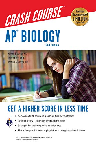 AP® Biology Crash Course, 2nd Ed., Book + Online: Get a Higher Score in Less Time book cover