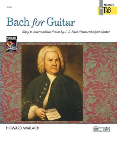 Bach for Guitar -- Masters in Tab book cover