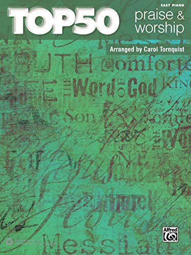 Top 50 Praise & Worship: Easy Piano book cover