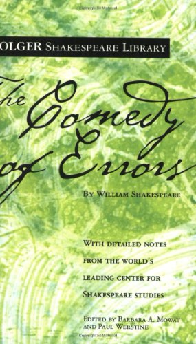 The Comedy of Errors book cover
