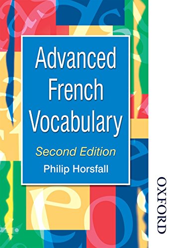 Advanced French Vocabulary Second Edition book cover