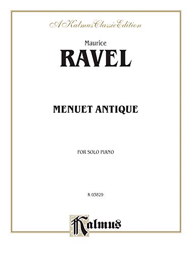 Menuet Antique book cover